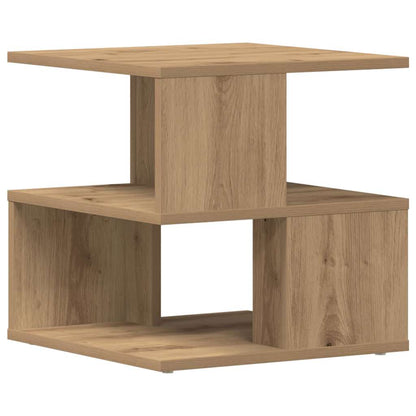 Beistelltisch Eiche handwerklich 40 x 40 x 40 cm Holzwerkstoff