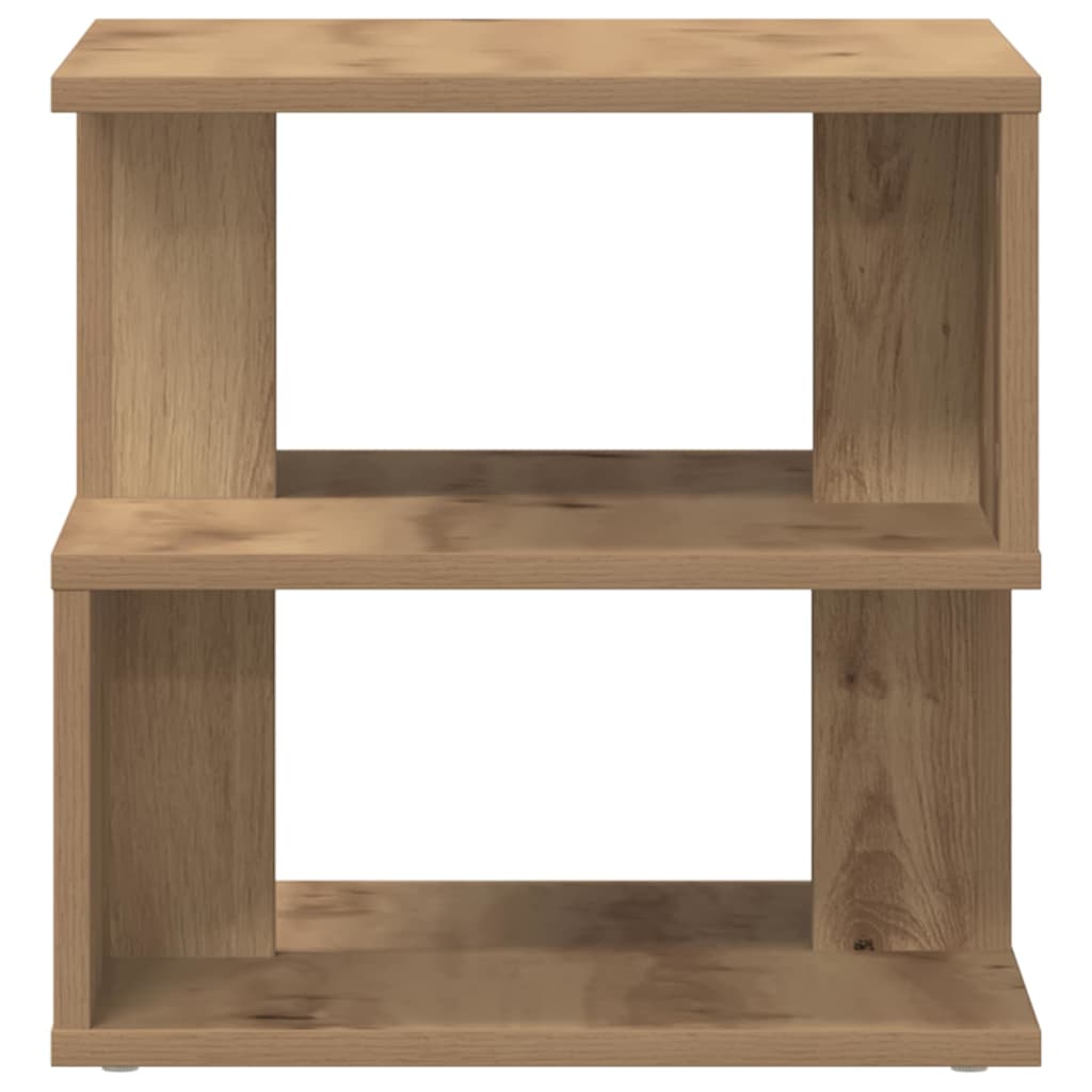 Beistelltisch Eiche handwerklich 40 x 40 x 40 cm Holzwerkstoff