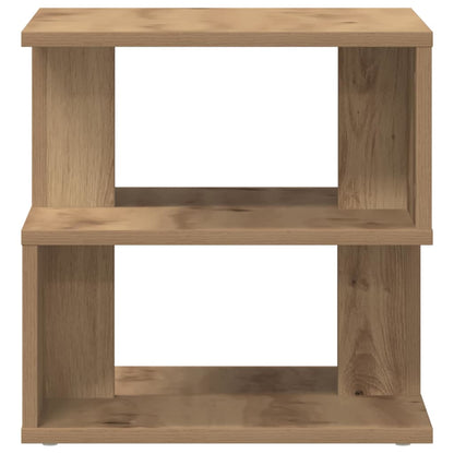 Beistelltisch Eiche handwerklich 40 x 40 x 40 cm Holzwerkstoff