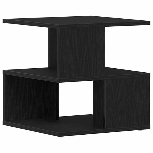Beistelltisch Schwarz Eichen-Optik 40 x 40 x 40 cm
