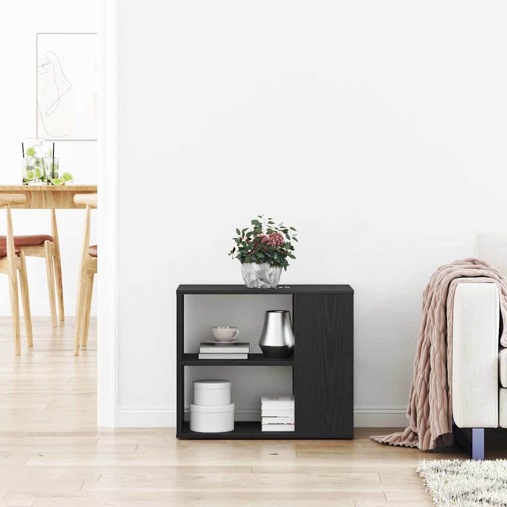 Sideboard Schwarz 60 x 30 x 50 cm Holzwerkstoff