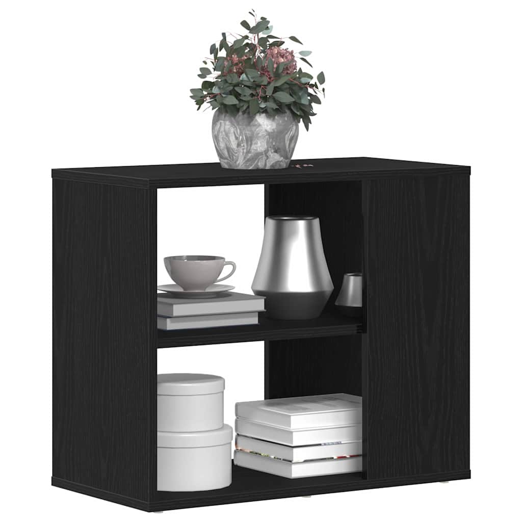 Sideboard Schwarz 60 x 30 x 50 cm Holzwerkstoff