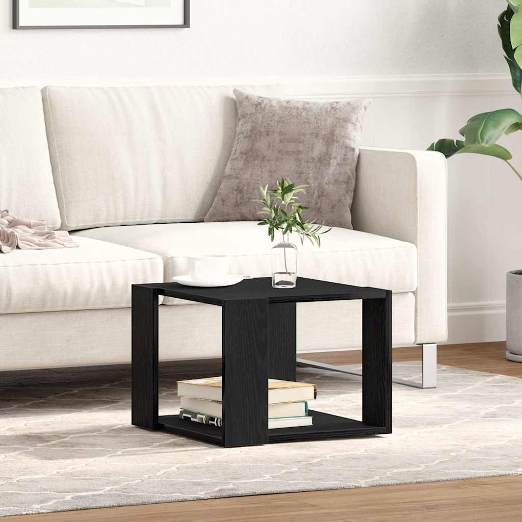 Couchtisch Schwarze Eiche 40 x 40 x 30 cm Holzwerkstoff