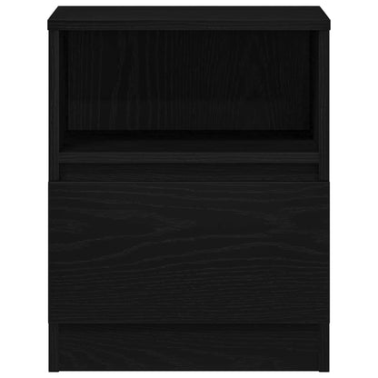 Nachttisch 2 pcs Schwarze Eiche 40 x 40 x 50 cm Holzwerkstoff