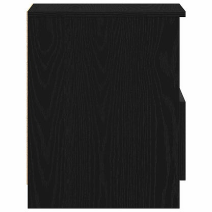 Nachttisch 2 pcs Schwarze Eiche 40 x 40 x 50 cm Holzwerkstoff