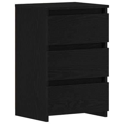 Nachttisch 2 pcs Schwarze Eiche 40 x 35 x 62,5 cm Holzwerkstoff