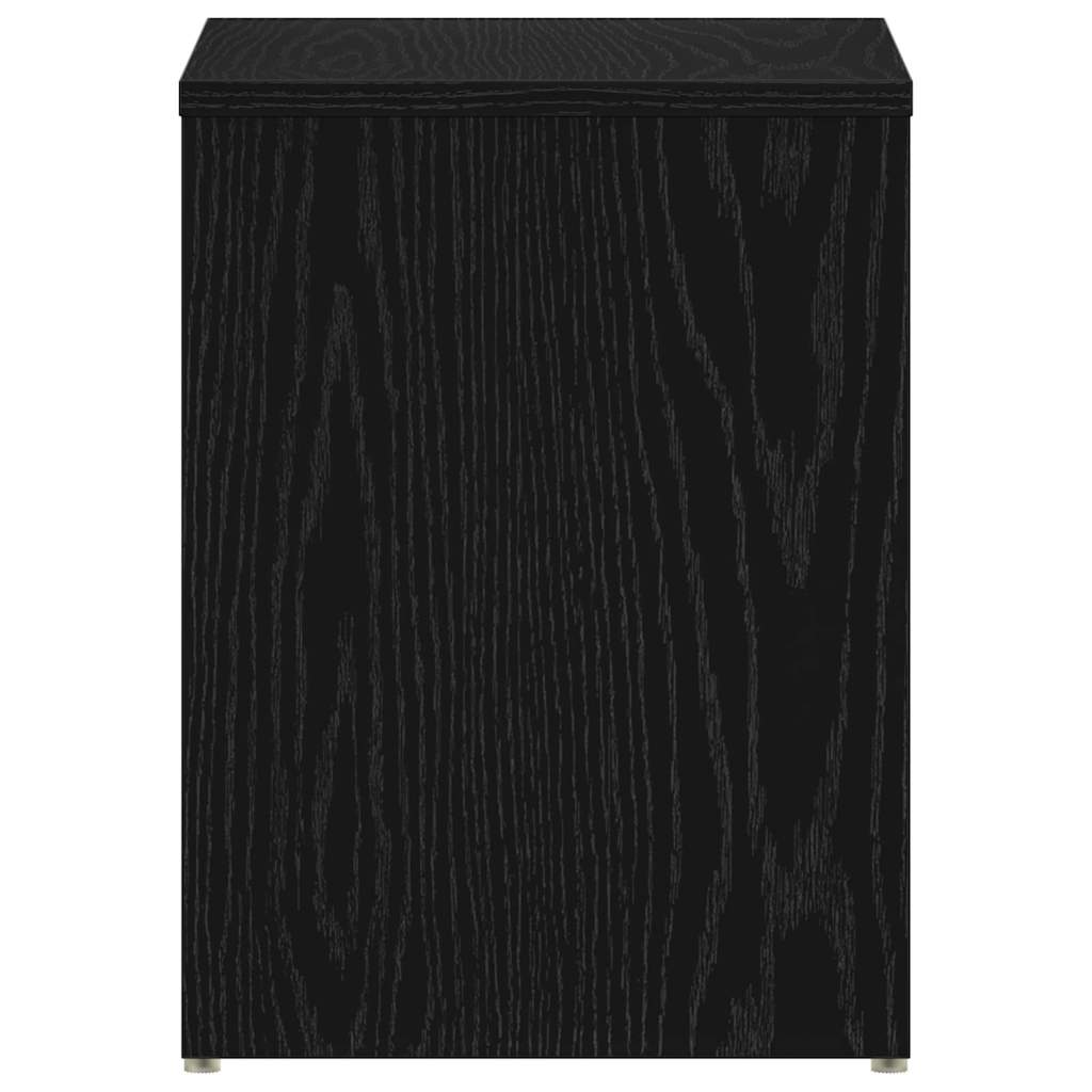 Nachttisch 2 pcs Schwarze Eiche 40 x 30 x 40 cm Holzwerkstoff