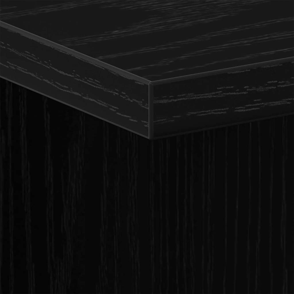 Nachttisch 2 pcs Schwarze Eiche 35 x 35 x 55 cm Holzwerkstoff