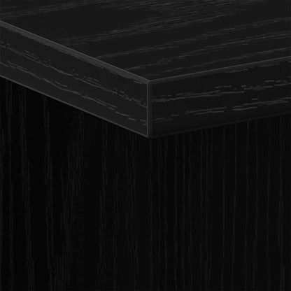 Nachttisch 2 pcs Schwarze Eiche 35 x 35 x 55 cm Holzwerkstoff
