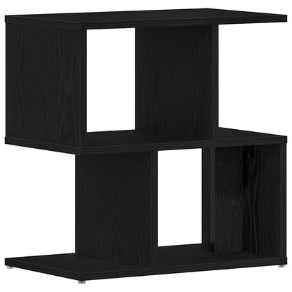 Nachttisch 2 Stück Schwarz Eiche 50x30x51,5 cm Holzwerkstoff