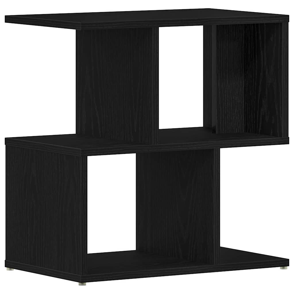 Nachttisch 2 Stück Schwarz Eiche 50x30x51,5 cm Holzwerkstoff