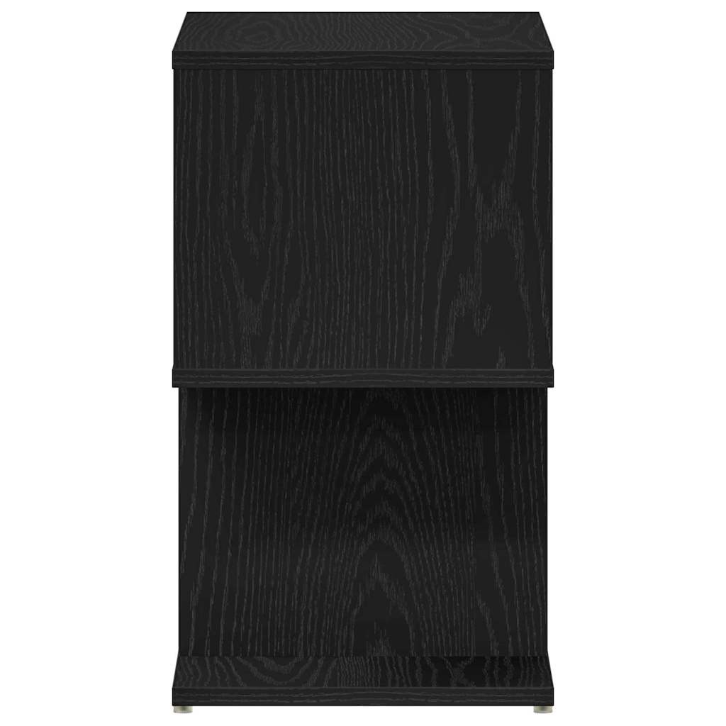 Nachttisch 2 Stück Schwarz Eiche 50x30x51,5 cm Holzwerkstoff