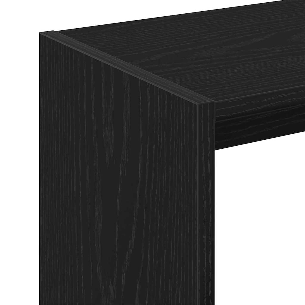 Beistelltisch Schwarze Eiche 50 x 26 x 50 cm Holzwerkstoff