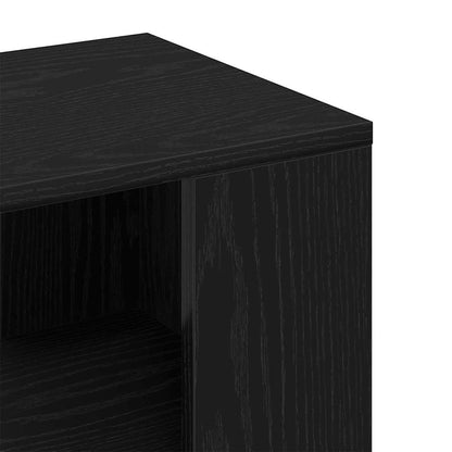 Beistelltisch Schwarze Eiche 36 x 30 x 56 cm Holzwerkstoff