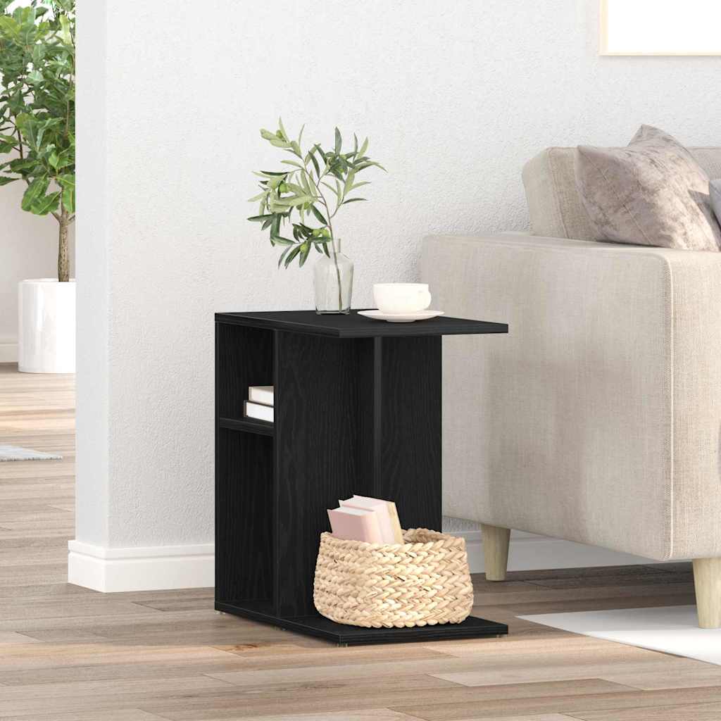Beistelltisch Schwarze Eiche 50 x 30 x 50 cm Holzwerkstoff