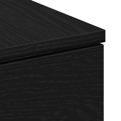 Couchtisch Schwarz Eichen-Optik 90 x 60 x 31 cm Holzwerkstoff