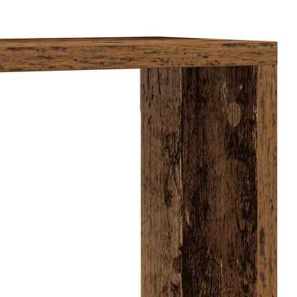 Wandregal 2 pcs Altes Holz 80 x 15 x 26 cm Holzwerkstoff