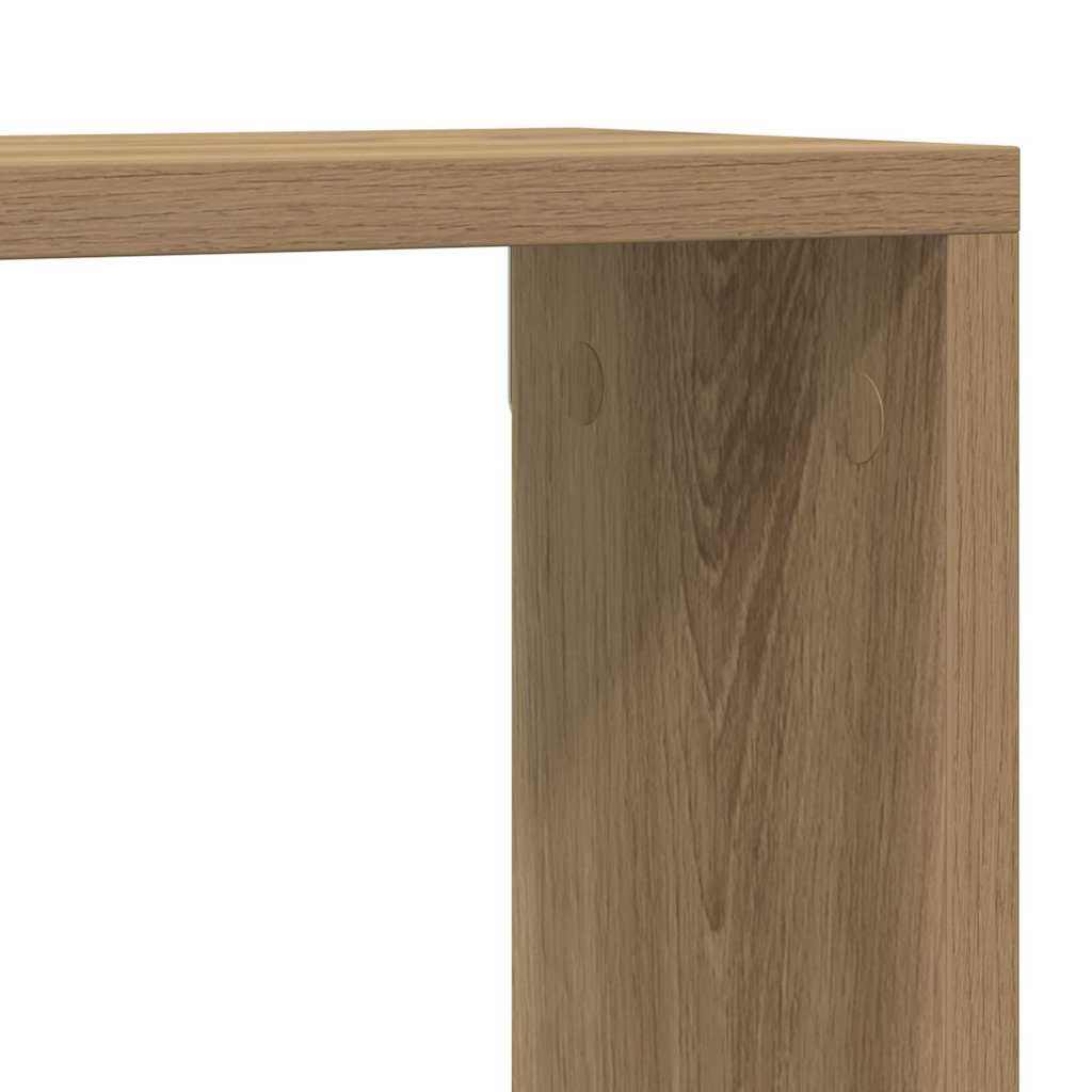 Wandregal mit Regal 2 pcs Handwerklich gefertigter Eichenholz