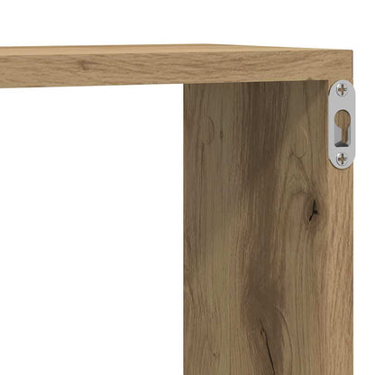 Wandregal mit Regal 2 pcs Handwerklich gefertigter Eichenholz