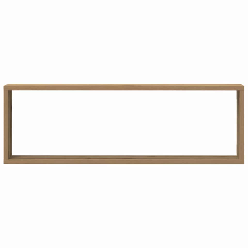 Wandregal mit Regal 2 pcs Handwerklich gefertigter Eichenholz