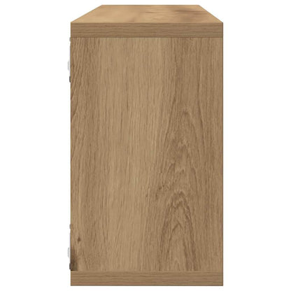 Wandregal mit Regal 2 pcs Handwerklich gefertigter Eichenholz