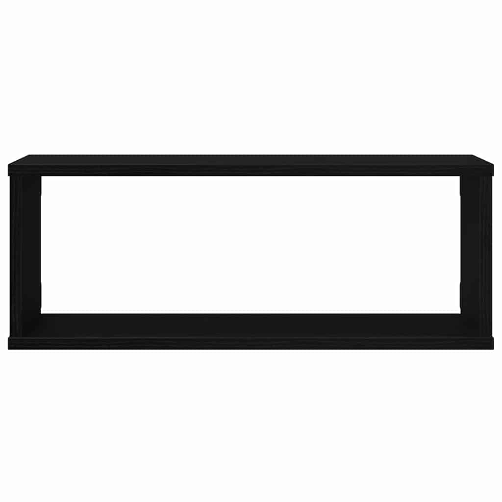 Wandregale 4 pcs Schwarze Eiche 60 x 15 x 23 cm Holzwerkstoff