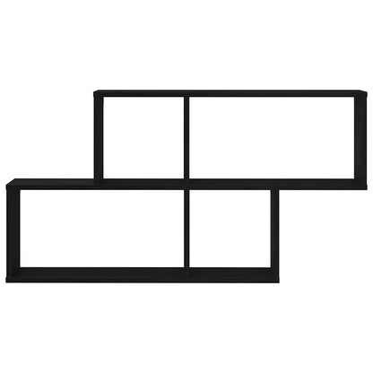 Wandregal Schwarze Eiche 76 x 15 x 53 cm Holzwerkstoff