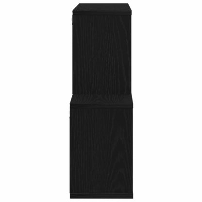 Wandregal Schwarze Eiche 76 x 15 x 53 cm Holzwerkstoff