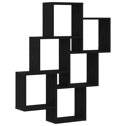 Wandregal Schwarze Eiche 78 x 15 x 92 cm Holzwerkstoff