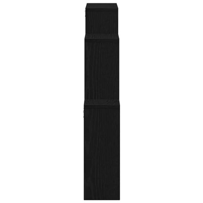 Wandwürfelregal Schwarze Eiche 80 x 15 x 78,5 cm Holzwerkstoff