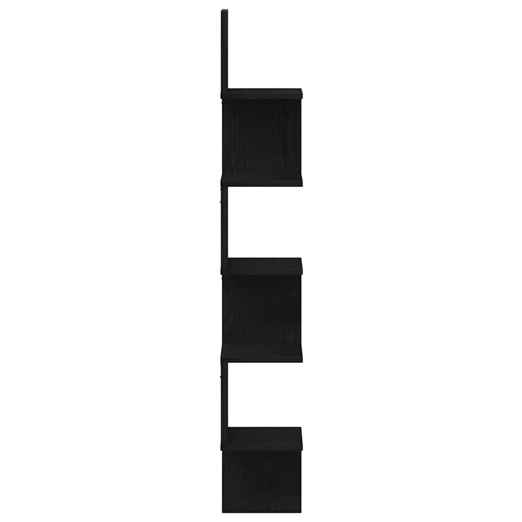 Eckregal Schwarze Eiche 20 x 20 x 127.5 cm Holzwerkstoff