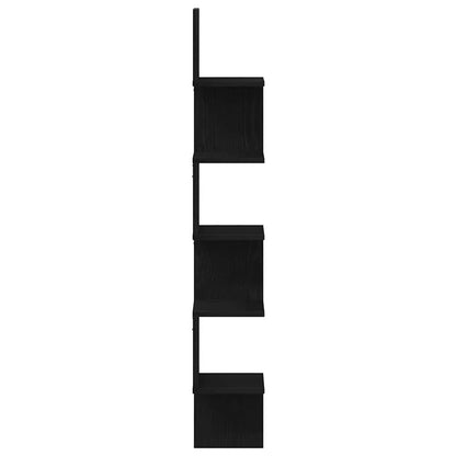 Eckregal Schwarze Eiche 20 x 20 x 127.5 cm Holzwerkstoff