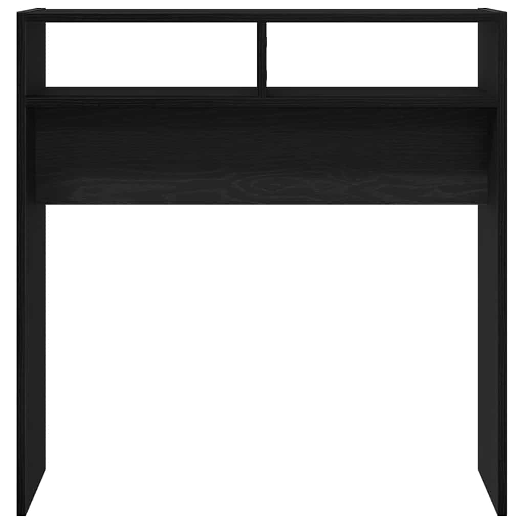 Konsolentisch Schwarze Eiche 78 x 30 x 80 cm Holzwerkstoff