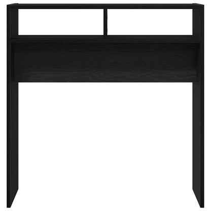 Konsolentisch Schwarze Eiche 78 x 30 x 80 cm Holzwerkstoff