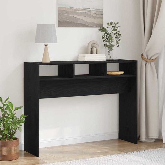 Konsolentisch Schwarze Eiche 105 x 30 x 80 cm Holzwerkstoff