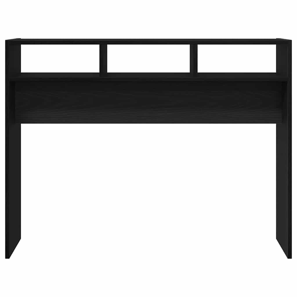 Konsolentisch Schwarze Eiche 105 x 30 x 80 cm Holzwerkstoff