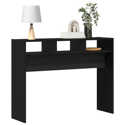 Konsolentisch Schwarze Eiche 105 x 30 x 80 cm Holzwerkstoff