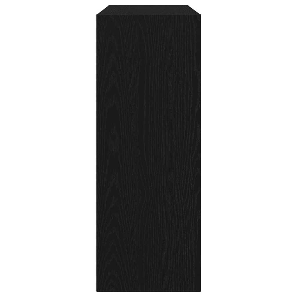Konsolentisch Schwarze Eiche 105 x 30 x 80 cm Holzwerkstoff