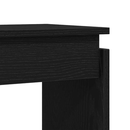 Konsolentisch Schwarze Eiche 80 x 30 x 80 cm Holzwerkstoff