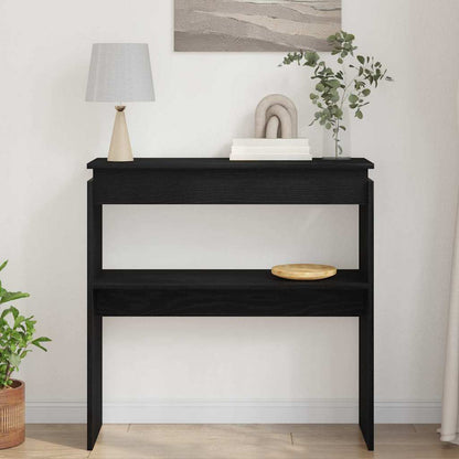 Konsolentisch Schwarze Eiche 80 x 30 x 80 cm Holzwerkstoff