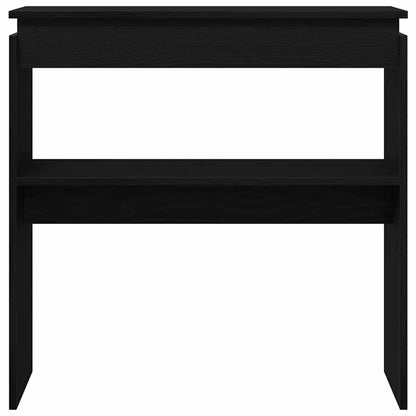 Konsolentisch Schwarze Eiche 80 x 30 x 80 cm Holzwerkstoff