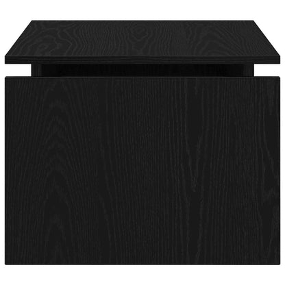 Couchtisch Schwarz Eichen-Optik 68 x 38 x 50 cm Holzwerkstoff