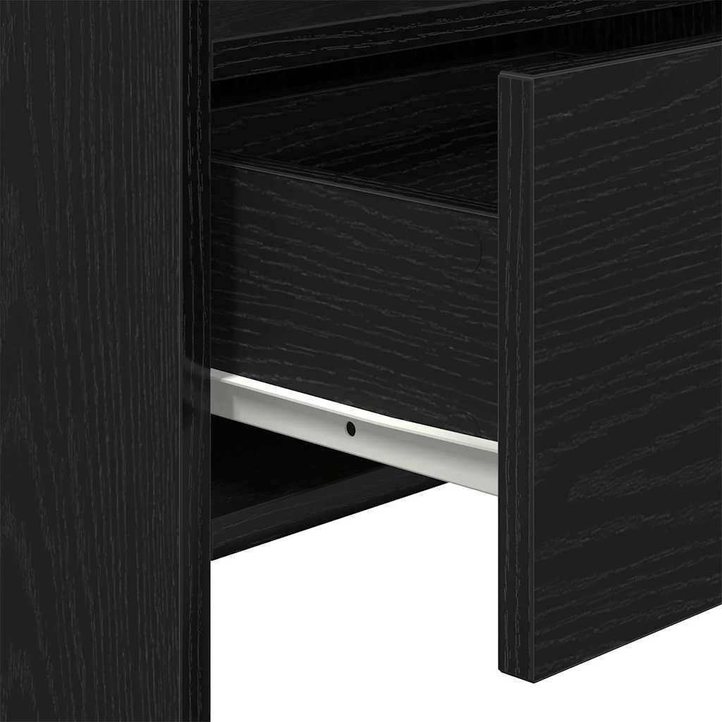 Sideboard mit Schubladen Schwarz 105 x 30 x 70 cm Holzwerkstoff