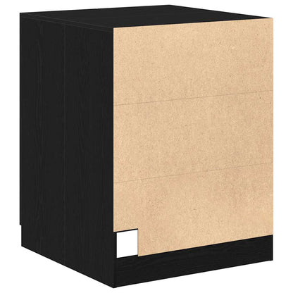 Waschmaschinenschrank Schwarze Eiche 70.5 x 71.5 x 91.5 cm