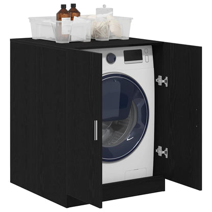 Waschmaschinenschrank Schwarze Eiche 70.5 x 71.5 x 91.5 cm
