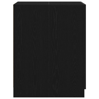 Waschmaschinenschrank Schwarze Eiche 70.5 x 71.5 x 91.5 cm