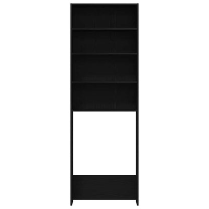 Waschmaschinenschrank Schwarze Eiche 64 x 24 x 190 cm