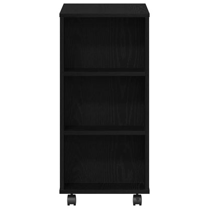 Aufbewahrungsschrank Schwarz Eichen-Optik 60 x 35 x 75 cm