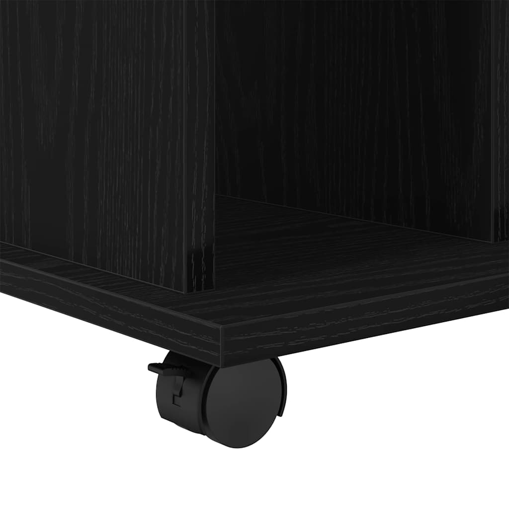 Rollschrank Schwarze Eiche 60 x 45 x 55 cm Holzwerkstoff