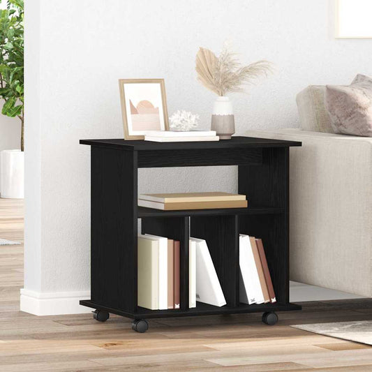 Rollschrank Schwarze Eiche 60 x 45 x 55 cm Holzwerkstoff